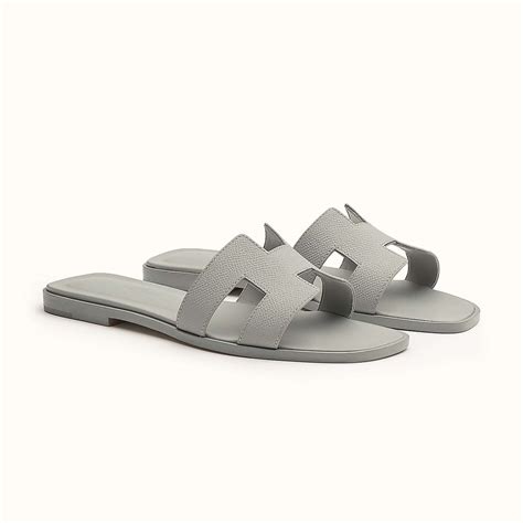 hermes oran grey|hermes oran sandals.